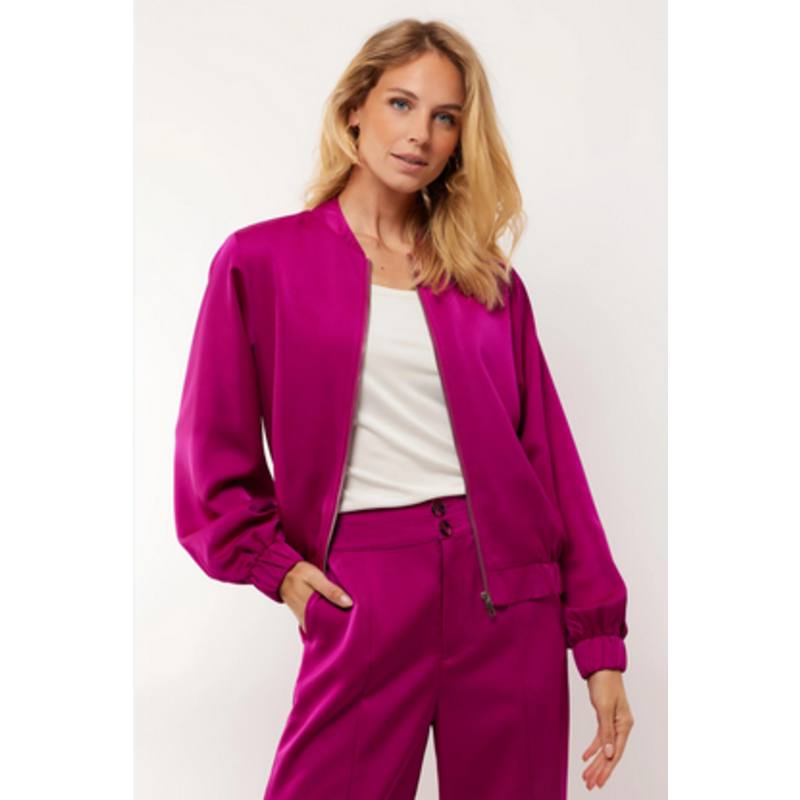 GMAXX GMAXX BOMBER JACKET BERRY