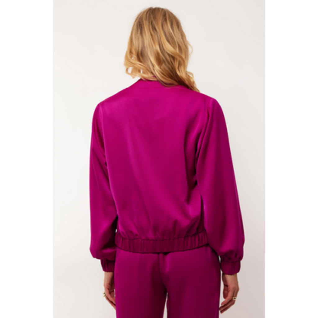 GMAXX BOMBER JACKET BERRY
