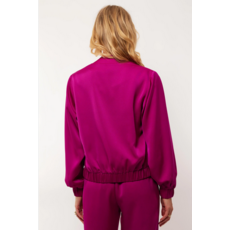 GMAXX BOMBER JACKET BERRY