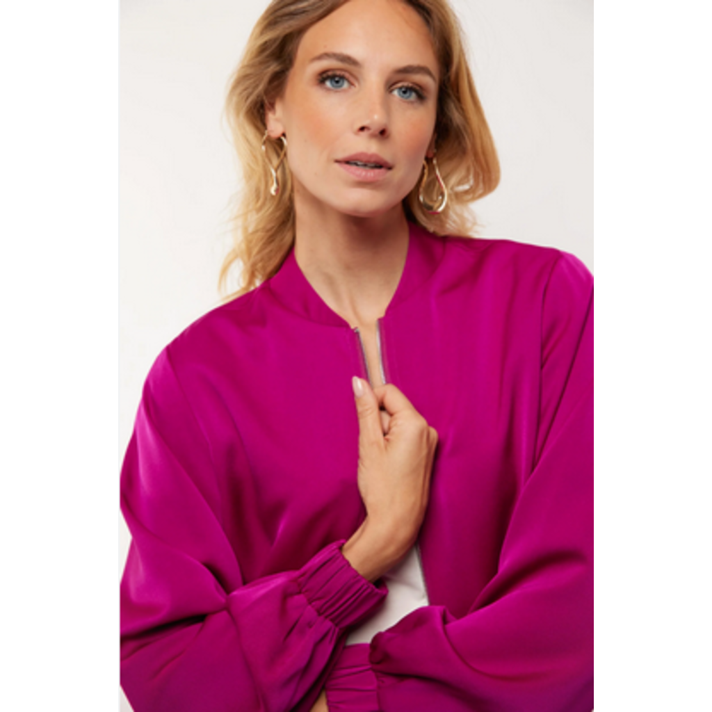 GMAXX BOMBER JACKET BERRY