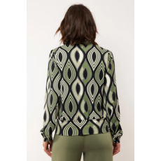GMAXX BLOUSE MYSTIC GREEN/SAND