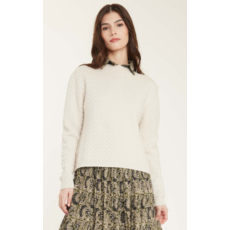 PISTACHE PISTACHE BRAIDED KNIT SWEATER CHANTILLY