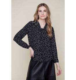RENUAR RENUAR R5128122 WOVEN BLOUSE BLACK COMBO