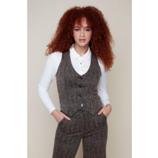 RENUAR RENUAR R3882E3008 KNIT VEST TAN COMBO