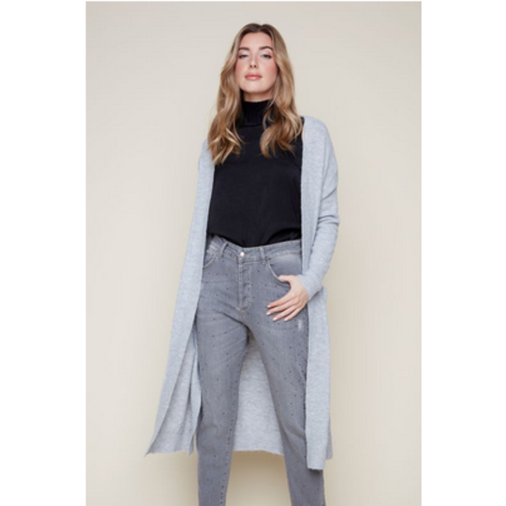 RENUAR RENUAR KNIT VESTE R69034303 HEATHER GREY