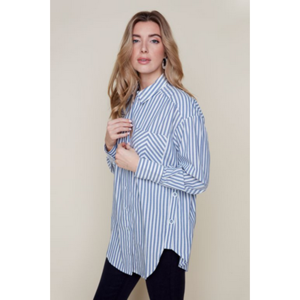 RENUAR RENUAR R5135838 WOVEN BLOUSE CHAMBRAY COMBO