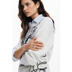 DESIGUAL DESIGUAL PULL MONTPELLIER LACROIX BLANC