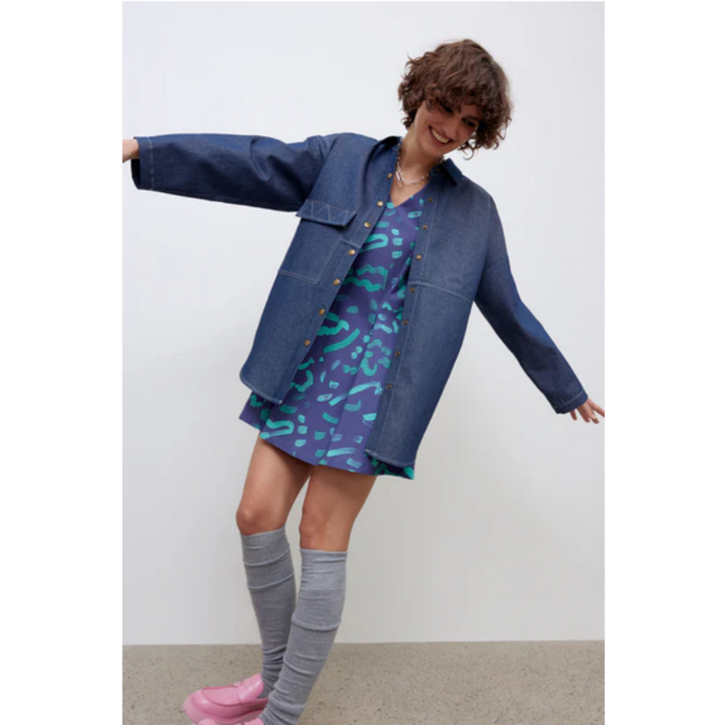 EVE GRAVEL EVE GRAVEL CHEMISE TORRA DENIM