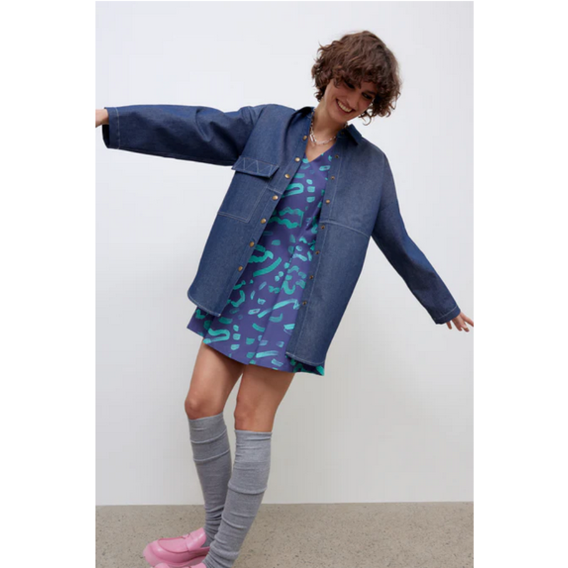 EVE GRAVEL EVE GRAVEL CHEMISE TORRA DENIM