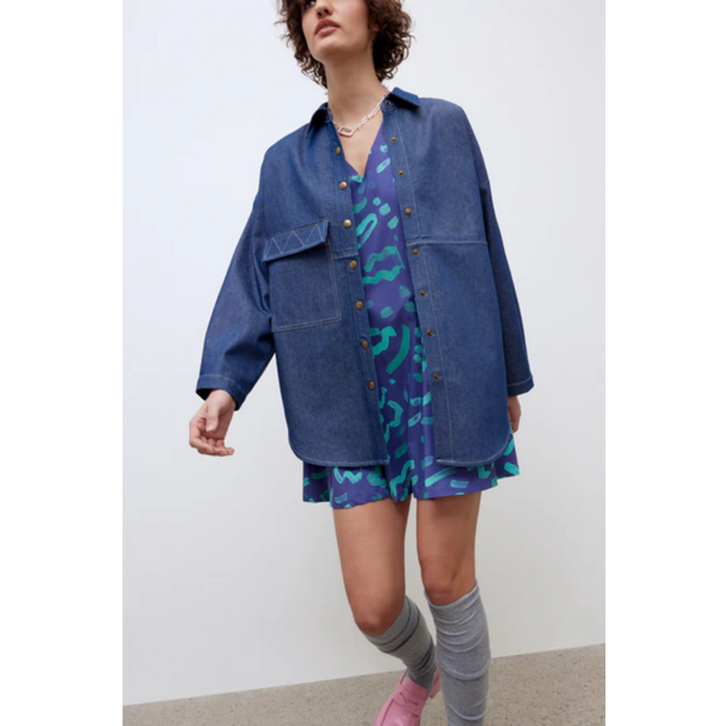 EVE GRAVEL EVE GRAVEL CHEMISE TORRA DENIM