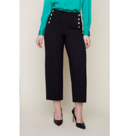 RENUAR RENUAR R8112E906S PANTALON BOUTONS DORES NOIR