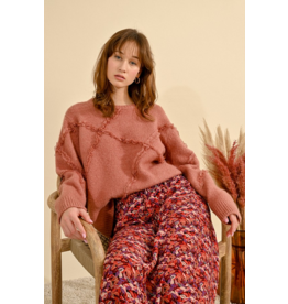 MOLLY BRACKEN MOLLY BRACKEN LA1578 SWEATER PINK