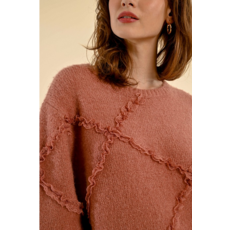 MOLLY BRACKEN MOLLY BRACKEN LA1578 SWEATER PINK