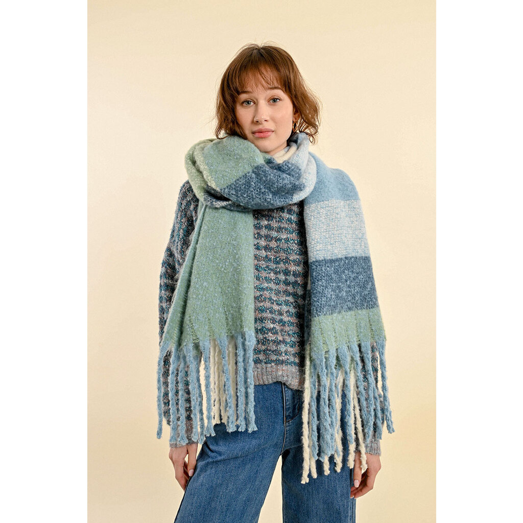 MOLLY BRACKEN MOLLY BRACKEN B270H FOULARD BLEU