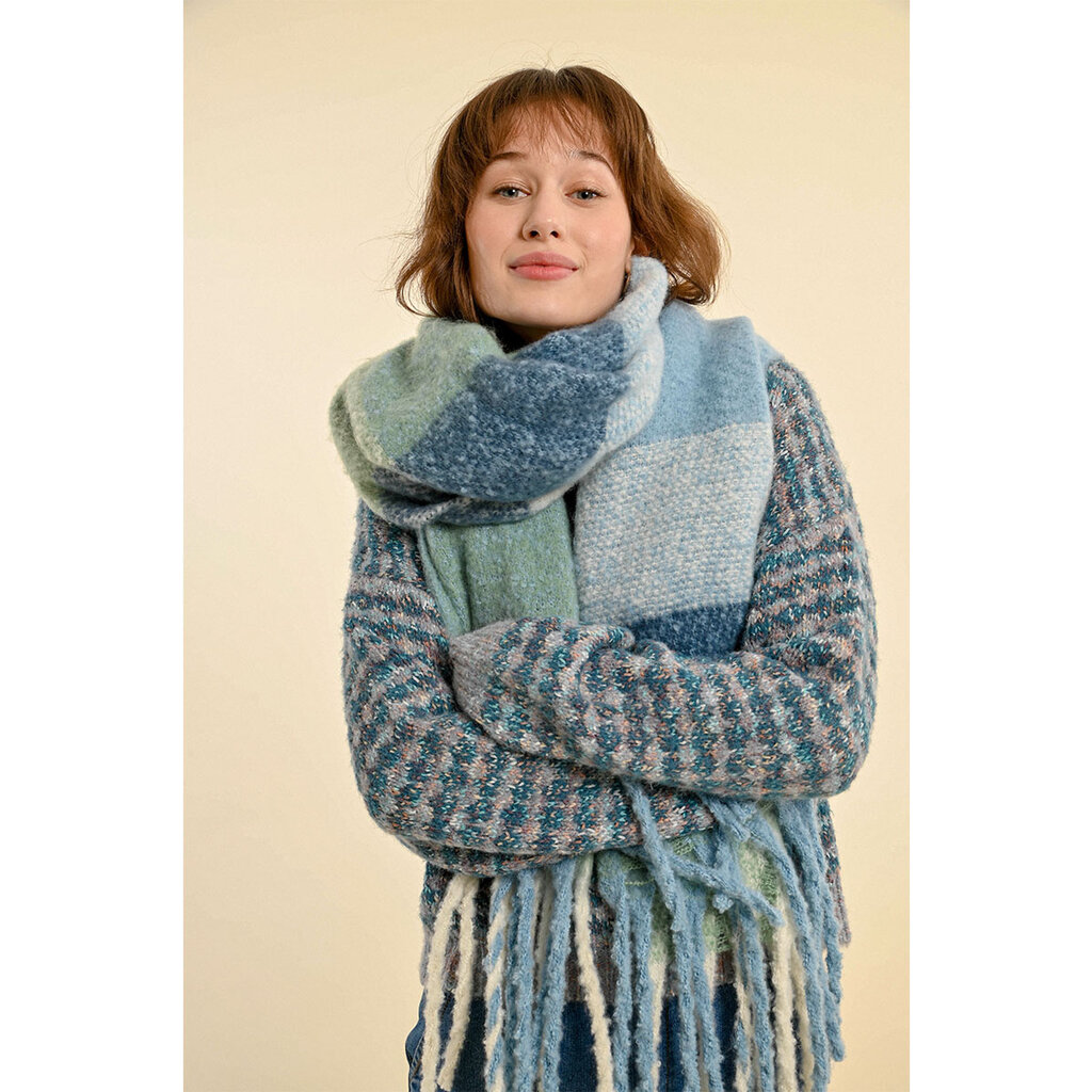 MOLLY BRACKEN MOLLY BRACKEN B270H FOULARD BLEU