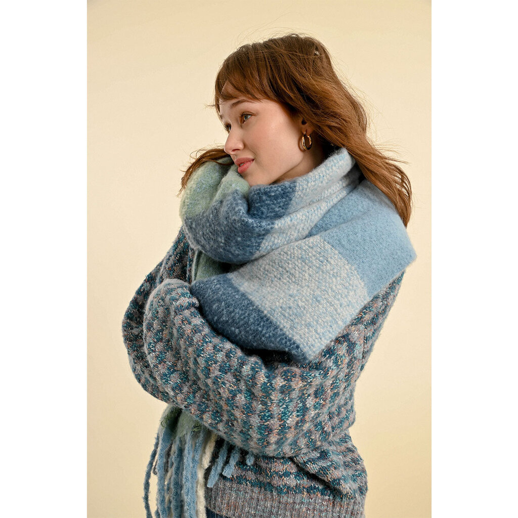 MOLLY BRACKEN MOLLY BRACKEN B270H FOULARD BLEU