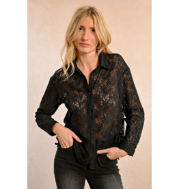 MOLLY BRACKEN MOLLY BRACKEN LA1576 SHIRT BLACK
