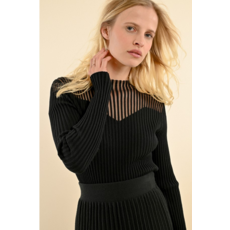 MOLLY BRACKEN MOLLY BRACKEN LA1618CN SWEATER BLACK