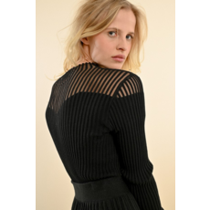 MOLLY BRACKEN MOLLY BRACKEN LA1618CN SWEATER BLACK