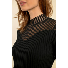 MOLLY BRACKEN MOLLY BRACKEN LA1618CN SWEATER BLACK