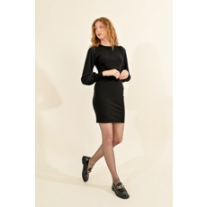 MOLLY BRACKEN MOLLY BRACKEN LA1641CH DRESS BLACK