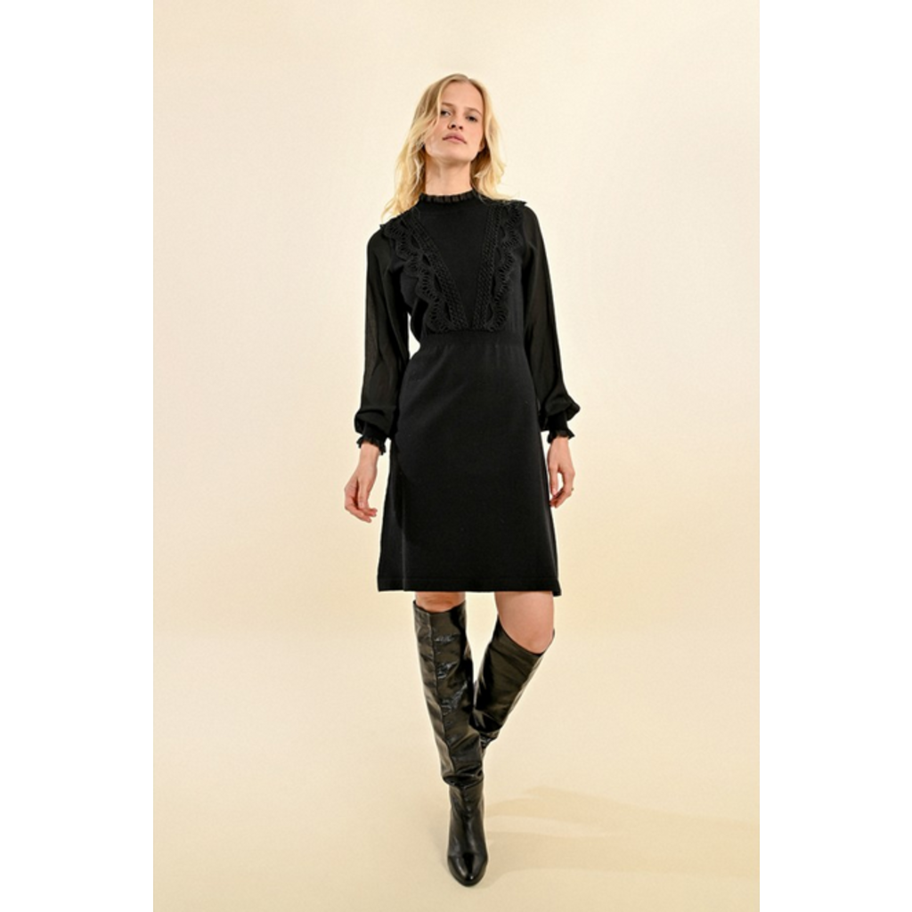 MOLLY BRACKEN MOLLY BRACKEN LA1643CH DRESS BLACK