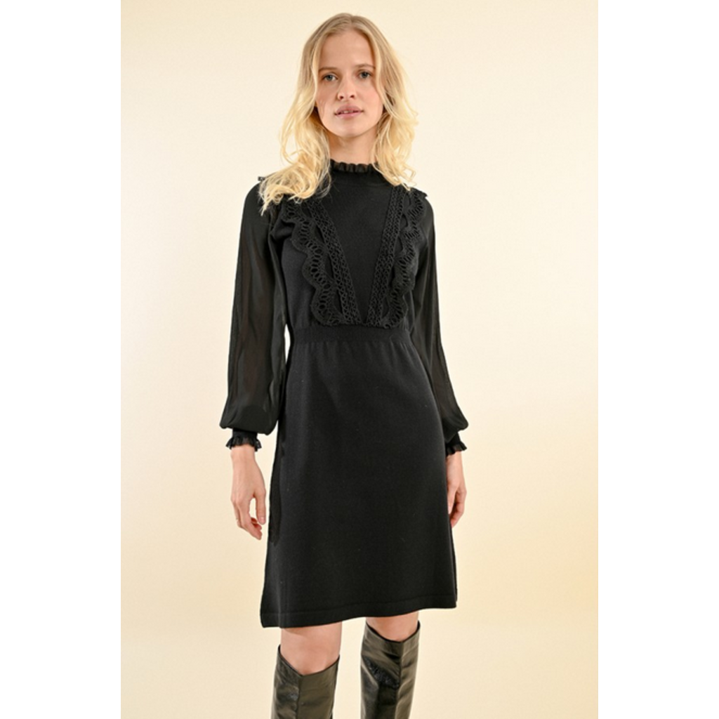 MOLLY BRACKEN MOLLY BRACKEN LA1643CH DRESS BLACK