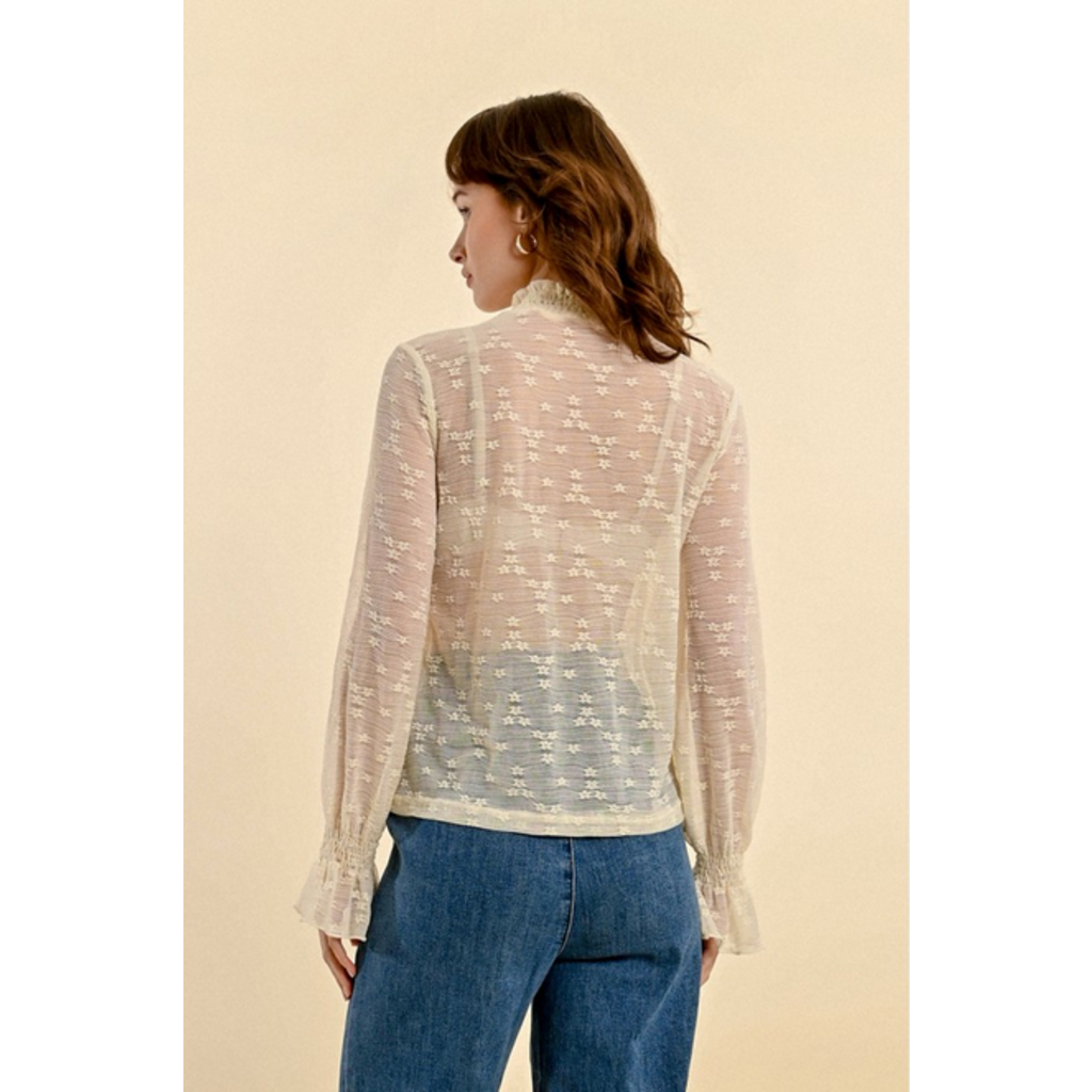 MOLLY BRACKEN MOLLY BRACKEN LA1650CN UNDER SWEATER OFFWHITE