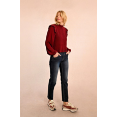 MOLLY BRACKEN MOLLY BRACKEN T1861BCN TOP DARK RED