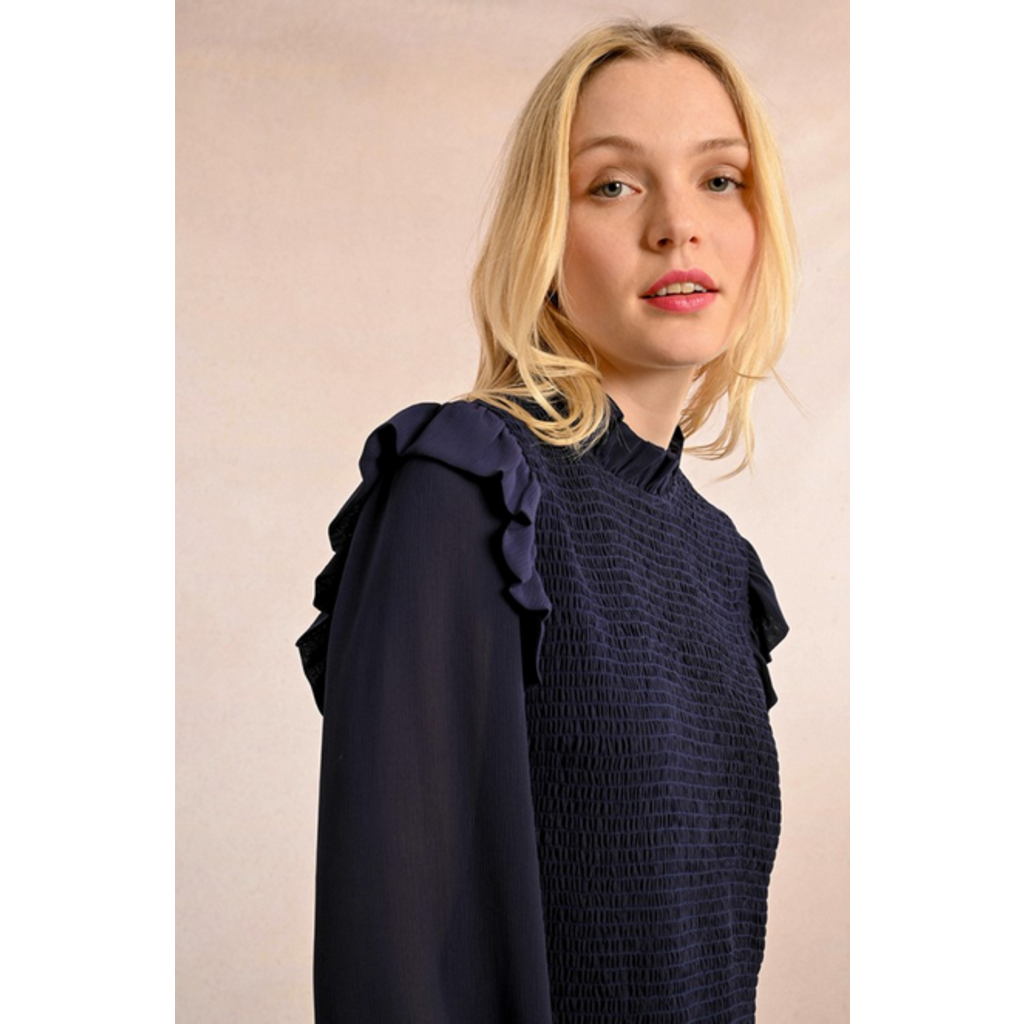 MOLLY BRACKEN MOLLY BRACKEN T1861BCN TOP NAVY BLUE