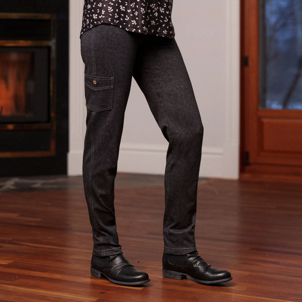 RIEN NE SE PERD TOUT SE CREE RIEN NE SE PERD PANTALON GOYA GRIS DENIM