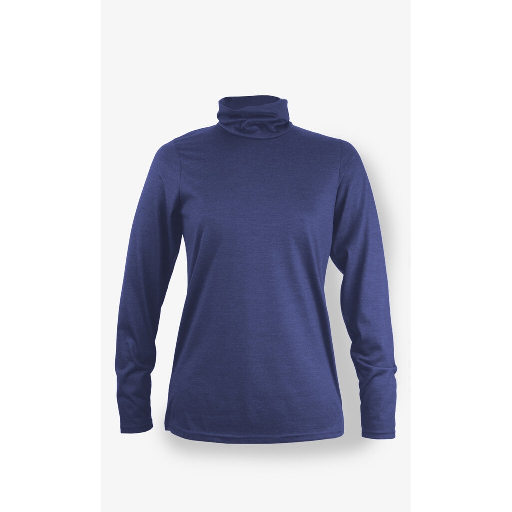 BONNETIER BONNETIER COL ROULE MERINO BLEU NUIT