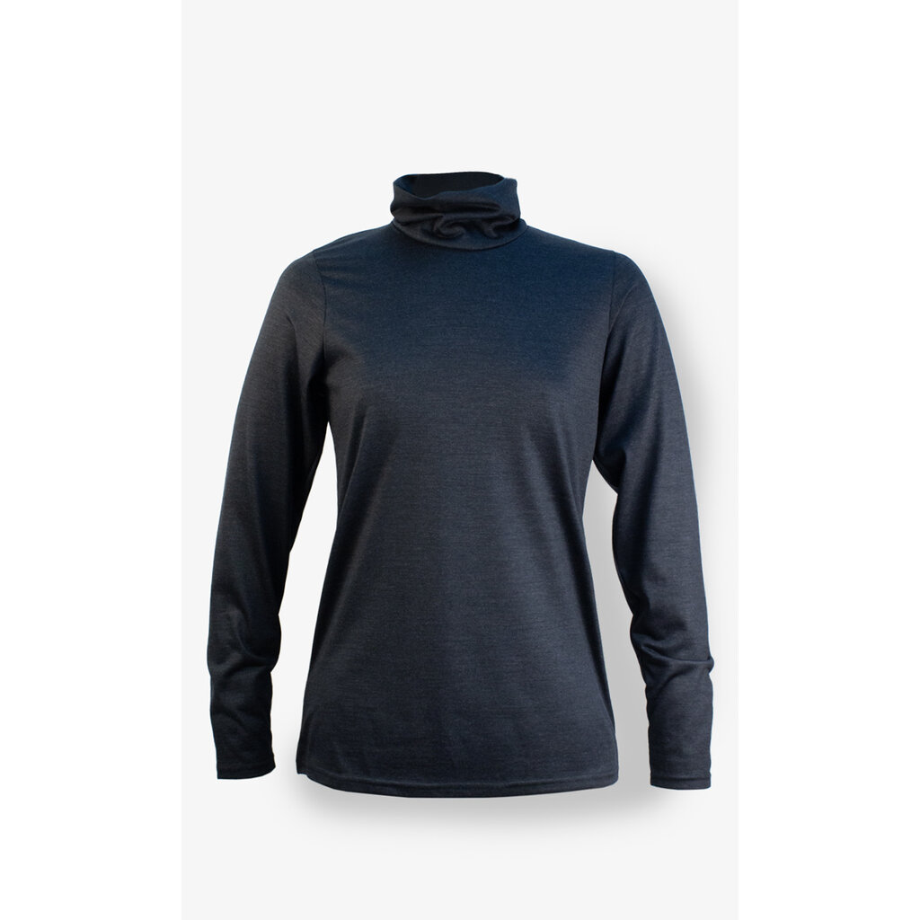 BONNETIER BONNETIER COL ROULE MERINO NOIR