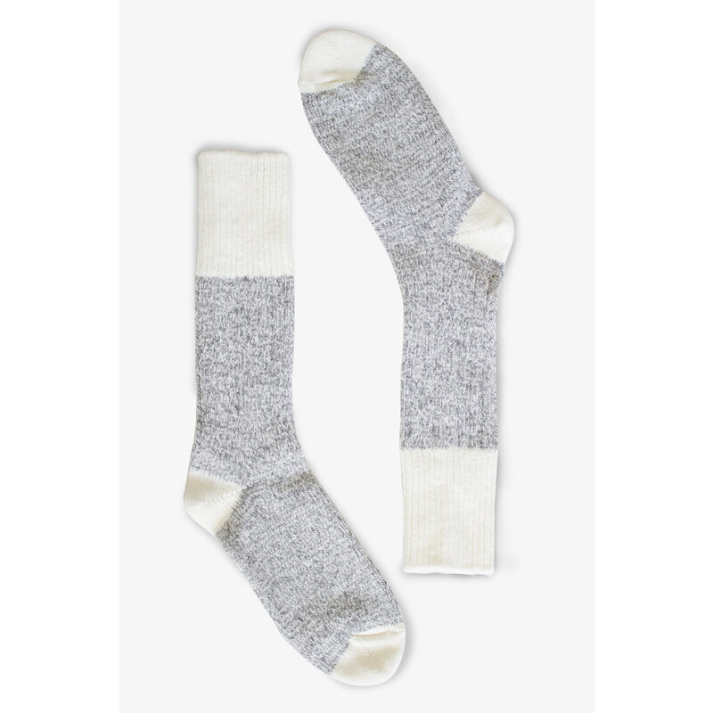 BONNETIER BONNETIER BAS LAINE B0055 HIGH WOOL GRIS/BLANC