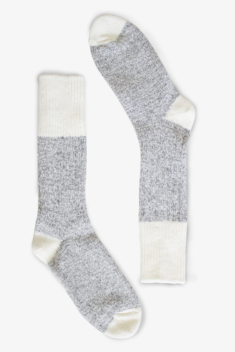 BONNETIER BAS LAINE B0055 HIGH WOOL GRIS/BLANC
