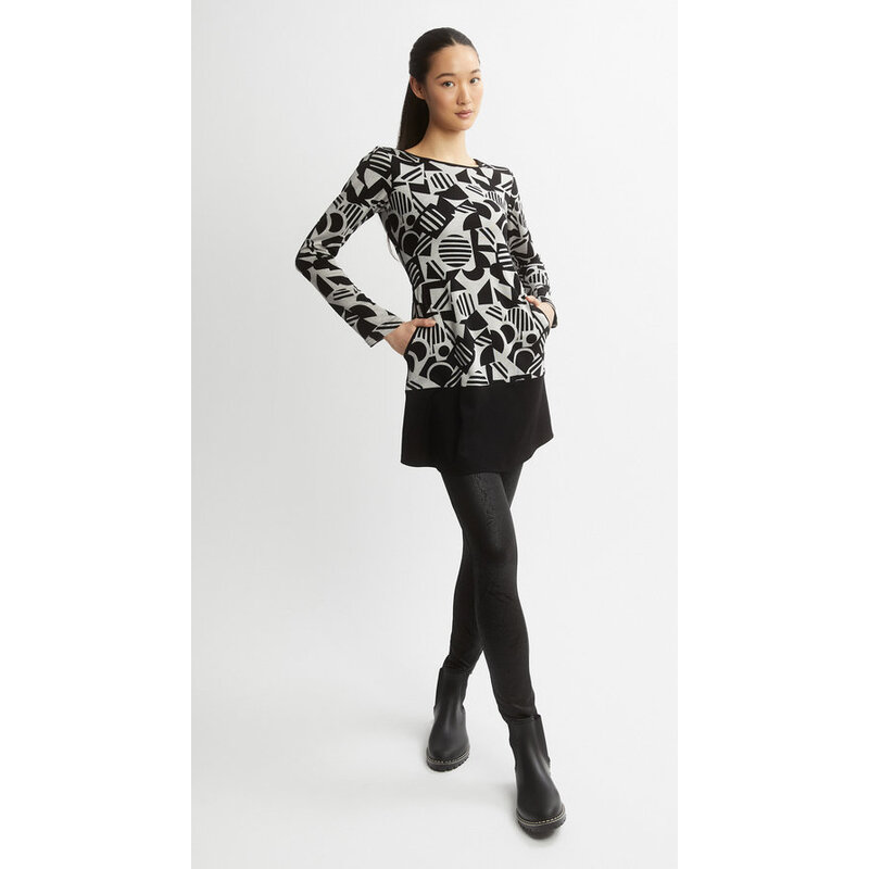 DINH BA DINH BA TUNIQUE DISCO GRAPHIQUE