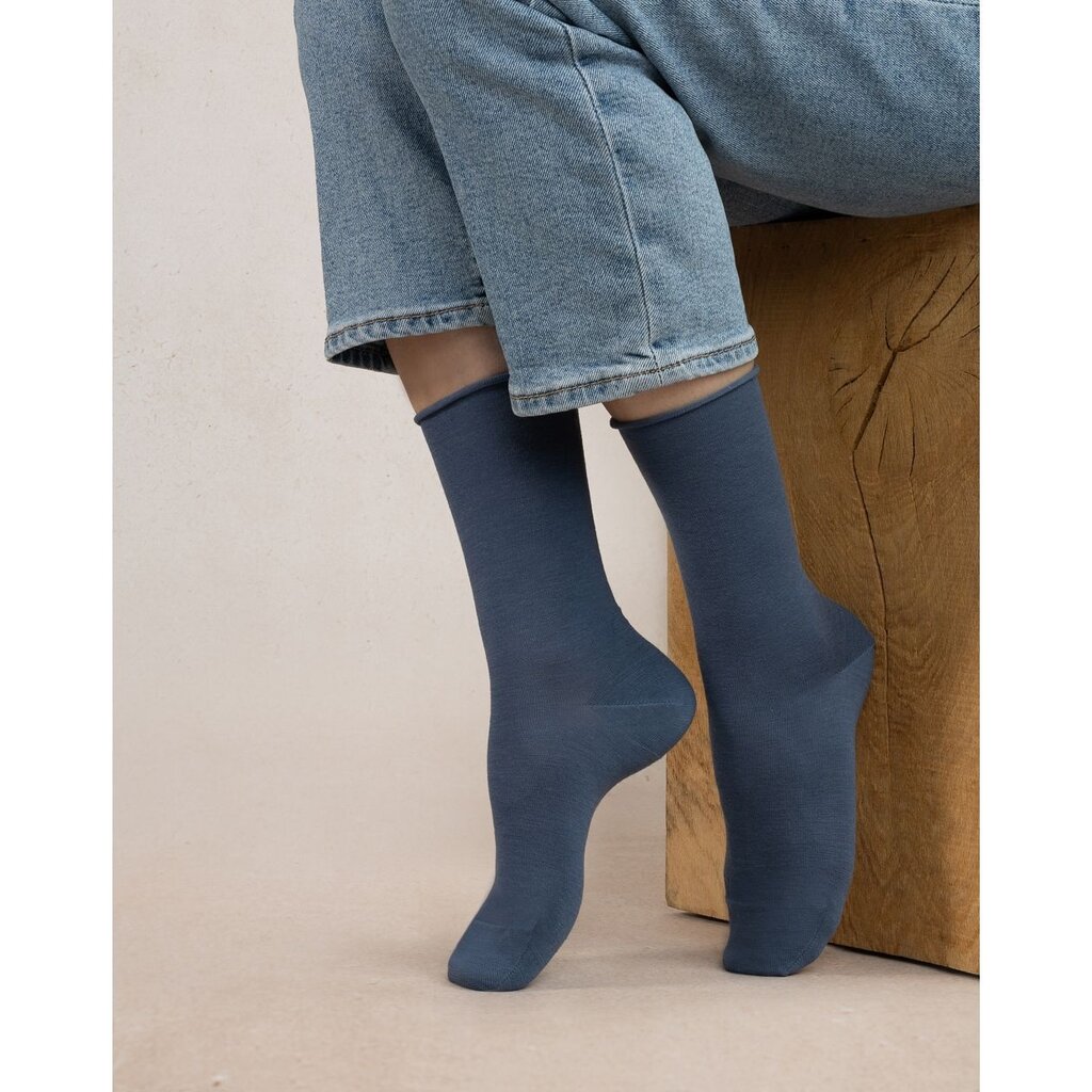 BLEU FORÊT BLEU FORET CHAUSSETTE VELOUTE LAINE 6700 BLEU JEAN