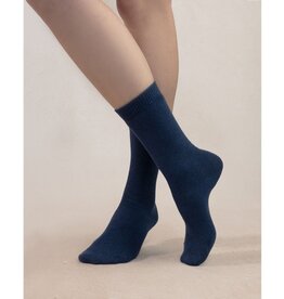 BLEU FORÊT BLEU FORET CHAUSSETTES CACHEMIRE UNIES MIRAL