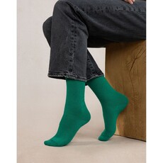 BLEU FORÊT BLEU FORET CHAUSSETTES CACHEMIRE UNIES VERT