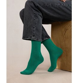 BLEU FORÊT BLEU FORET CHAUSSETTES CACHEMIRE UNIES VERT