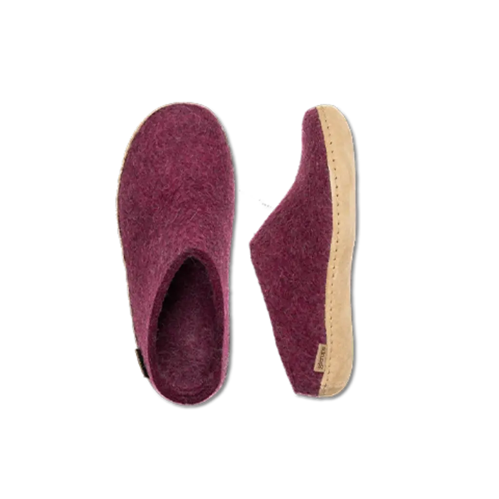 GLERUPS GLERUP SLIPPER CRANBERRY