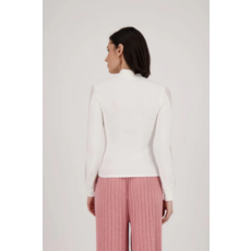 SPANNER SPANNER MOCK NECK 424106 BLANC