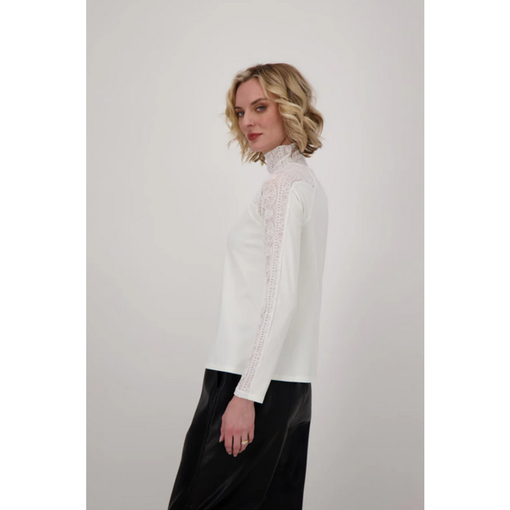 GABBY ISABELLA GABBY ISABELLA MOCK NECK 524503 BLANC