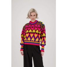 GABBY ISABELLA GABBY ISABELLA 524543 QUEEN HEARTS SWEATER MULTI