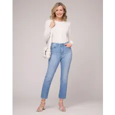 YOGA JEANS YOGA JEANS CHLOE STRAIGHT 27'' SURF BLUE