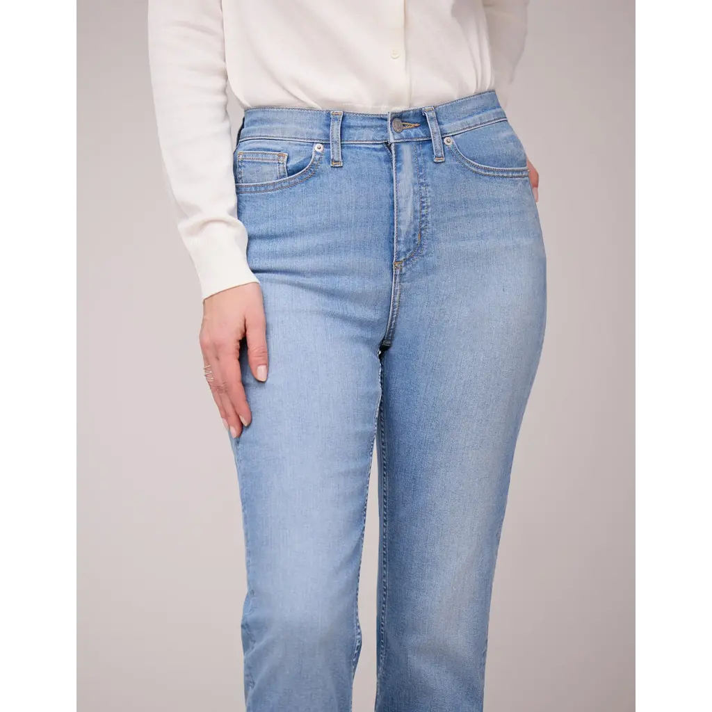 YOGA JEANS YOGA JEANS CHLOE STRAIGHT 27'' SURF BLUE