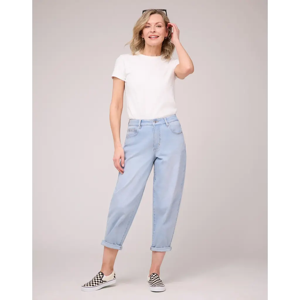 YOGA JEANS YOGA JEANS MALIA 25'' PACIFIC BLUE