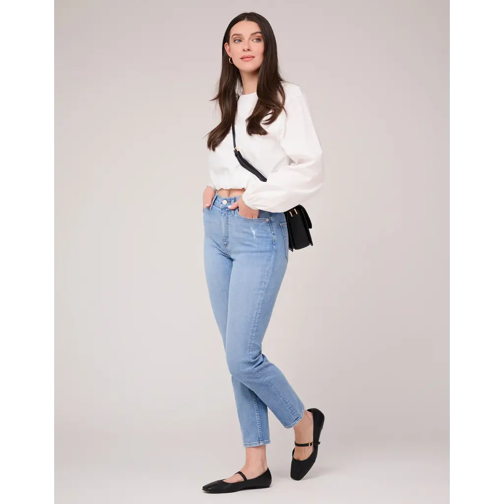 YOGA JEANS YOGA JEANS EMILY SLIM CLASSIC RISE 28'' INSEAM BALI BEACH