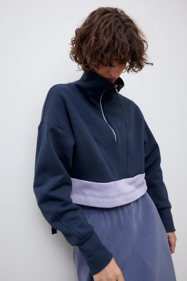 EVE GRAVEL HAUT JARO MARINE/LILAS