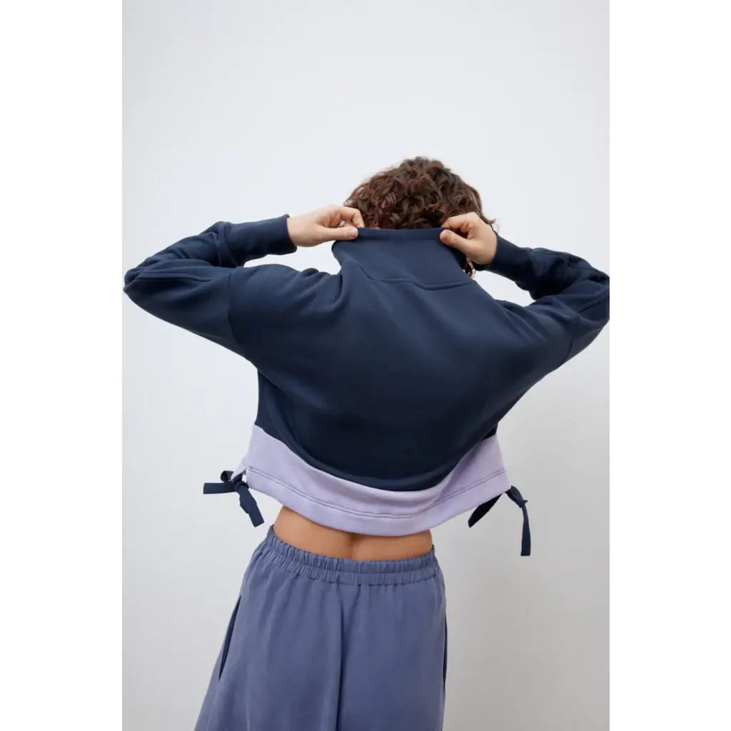 EVE GRAVEL EVE GRAVEL HAUT JARO MARINE/LILAS